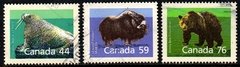 07063 Canada 1080/82 Urso Morsa Boi U (b)
