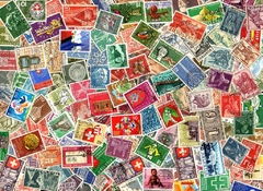07065 Suíça Pacote com 150 selos Diferentes Linda Escolha!