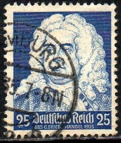 07565 Alemanha Reich 534 Compositor Haendel U (a)