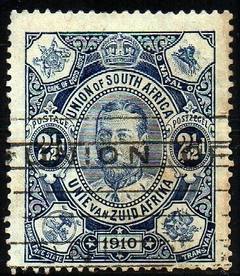 07839 África do Sul 1 George V e Brasão U (d)