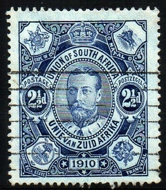 07839 África do Sul 1 George V e Brasão U (j)