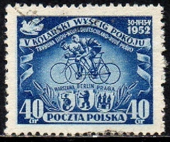 07994 Polônia 640 Corrida de Bicicleta U (b)