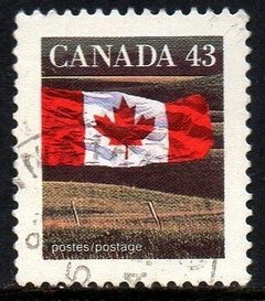 08034 Canada 1298 Bandeira Nacional U (b)