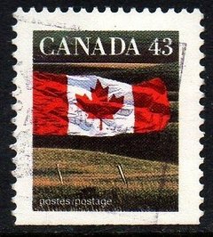 08034 Canada 1298a Bandeira Nacional U (a)