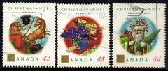 08039 Canada 1289/91 Natal Pinturas Diversas U (b)