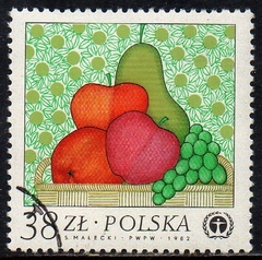 08259 Polônia 2668 Proteção e Desenvolvimento Frutas U