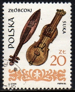 08266 Polônia 2794 Instrumentos Música Folclórica U