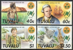 08353 Tuvalu 464/67 + Bloco 29 Escotismo NNN