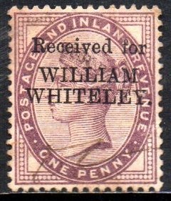08508 Inglaterra Pre-Cancelado 73 Received of William Whiteley U