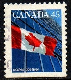 08705 Canada 1545a Bandeira Nacional U (b)