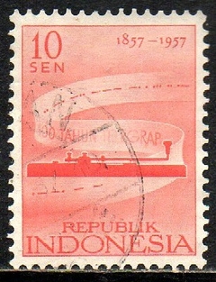 09438 Indonésia 142 Telégrafo Elétrico U