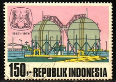 09457 Indonésia 727 Tanques de Petróleo U