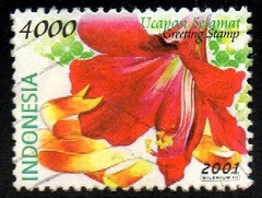09512 Indonésia 1875 Flores Mensagens U