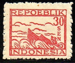 09534 Indonésia Emissões Locais 01 Barco ao Mar N (a)