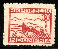 09534 Indonésia Emissões Locais 01 Barco ao Mar N