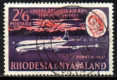 09618 Rodésia Nyasaland 43 Correio Aéreo Avião U