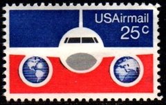 09729 Estados Unidos Aéreos 83 Avião Estilizado N