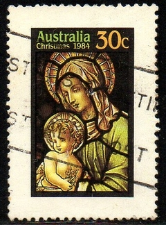 09750 Austrália 877 Natal Vitrais U (c)