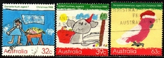 09820 Austrália 1103/05 Natal Desenhos Infantis U (a)