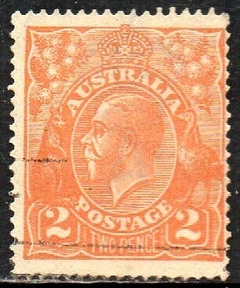 09853 Austrália 25 George V Canguru U (a)