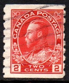 09964 Canada 94a George V Denteação 8 Vertical U