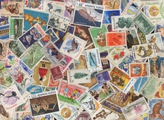 20011 Romênia Pacote com 500 selos Diferentes Linda Escolha!