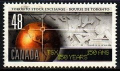 10135 Canada 1966 Bolsa de Valores U (a)