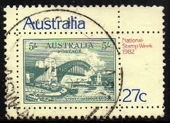 10155 Austrália 793 Selo sobre Selo Ponte U (c)