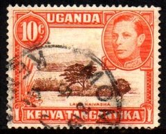 10395 Kenya Uganda Tanganyika 52a Lago Denteação 14 U (a)