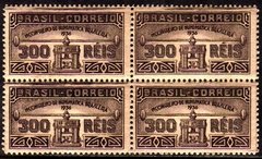 Brasil C 0105 Es Congresso de Numismática SP sem filigrana Quadra 1936 NN