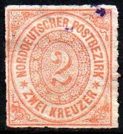 10593 Alemanha Confederação do Norte 08 Numeral U
