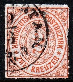 10594 Alemanha Confederação do Norte 08 Numeral U