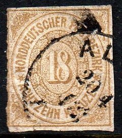 10597 Alemanha Confederação do Norte 11 Numeral U