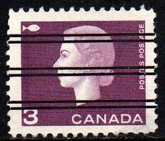 10790 Canada 330 Precancelado Linhas Paralelas (b)