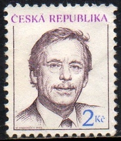 11033 República Tcheca 03 Presidente Vaclav Havel U