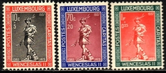 11171 Luxemburgo 294 + 296/97 Wencelas II NNN