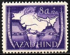 11274 Azad Hind 5 Mapa Correntes Ocupação Alemã na Índia N (b)