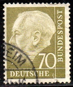 11305 Alemanha Ocidental 71C Presidente Theodore U (a)