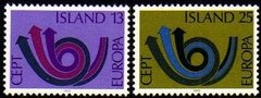 00078 Islândia 424/25 Tema Europa 1973 NNN