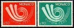 00004 Mônaco 917/18 Tema Europa 1973 NNN