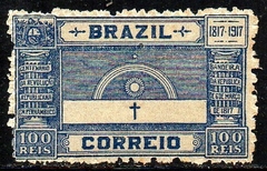 Brasil C 0012 Revolução de Pernambuco Denteação Irregular 1917 NN