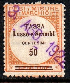 12009 Itália Selo Fiscal Tassa Lusso e Scambi 50 Cent. U (33)