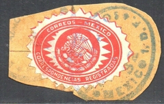 12943 México Correspondência Registrada Sobre Fragmento U