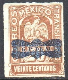 12957 México 371 Águia com Sobretaxa N (a)