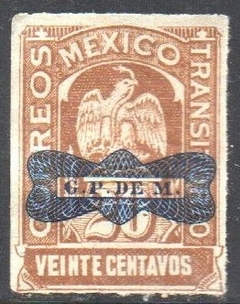 12957 México 371 Águia com Sobretaxa N (c)