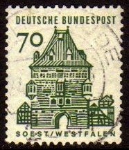 13416 Alemanha Ocidental 327A Edifícios Históricos U