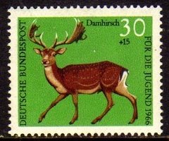 13437 Alemanha Ocidental 366 Fauna Cervo NNN