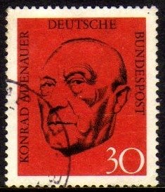 13456 Alemanha Ocidental 432 Chanceler Adenauer U (b)