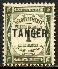 13544 Marrocos Frances Taxas 42 Numerais U (a)