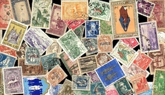 13565 Argélia Pacote com 50 selos Diferentes - linda Escolha